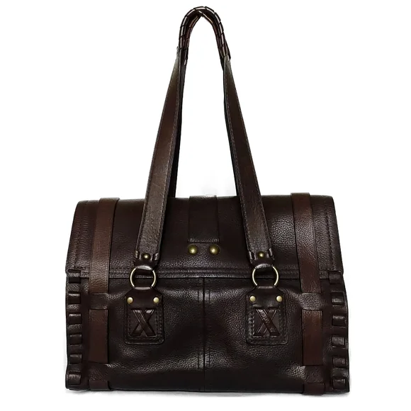 STUNNING XL COACH VTG LEGACY COLLECTION SATCHEL - Picture 4 of 8